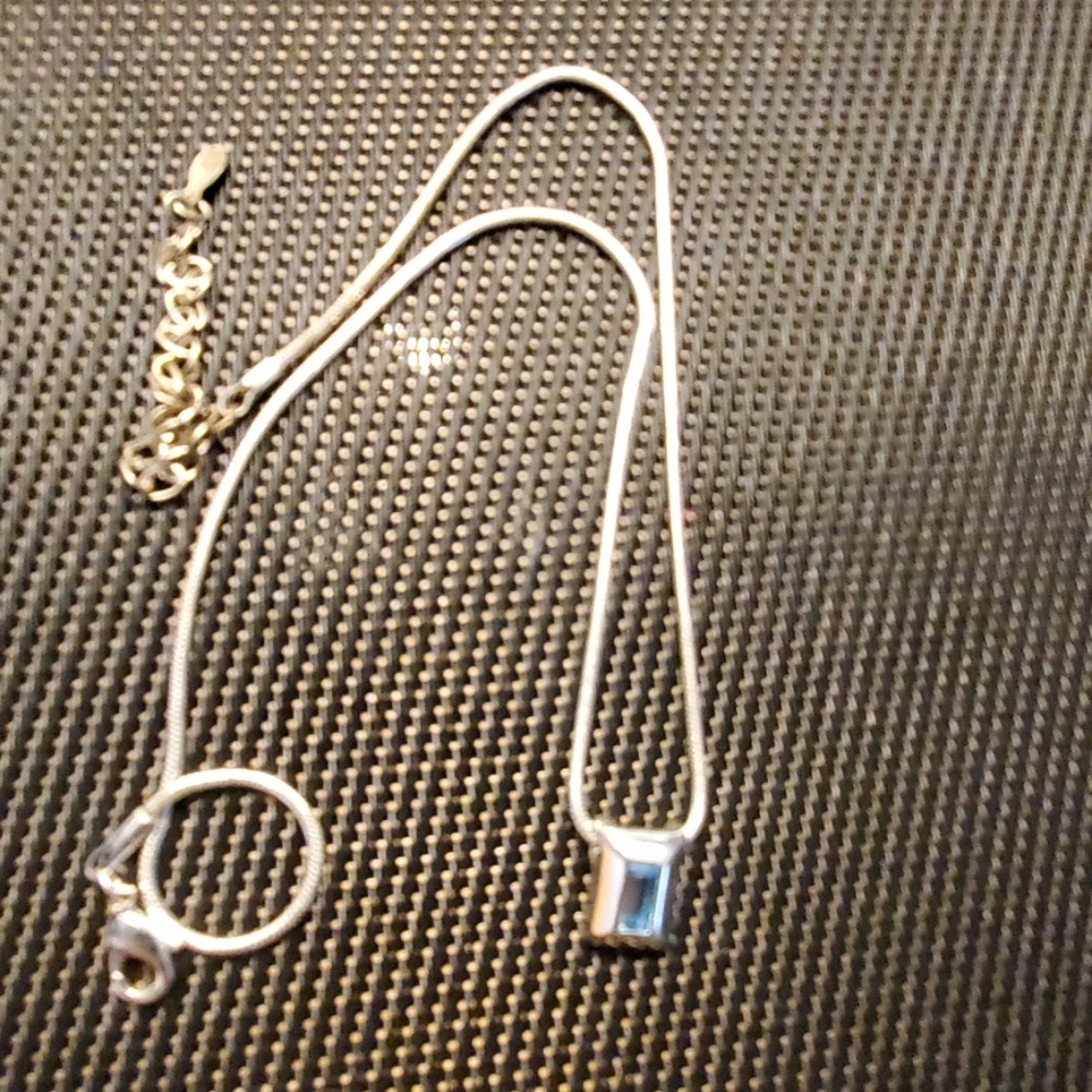 Lia sophia snake shiny chain with pendant with